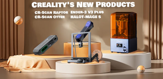 Introducing Creality’s New Products: Ender-3 V3 Plus, HALOT-MAGE S, CR-Scan Otter and CR-Scan Raptor