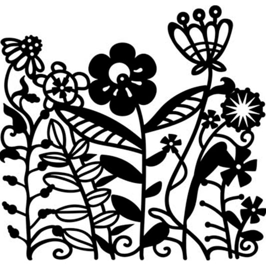 Floral Design Laser Engraving File - CREATORALLY