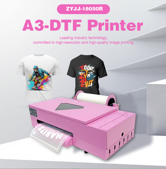 DTF A3+ Printer - Smart White Ink System + Auto Cleaning for Smooth, Consistent Results