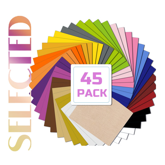 Creatorally Wärmeübertragungsvinyl, 12 x 10 Zoll, Paket (45 Stück)