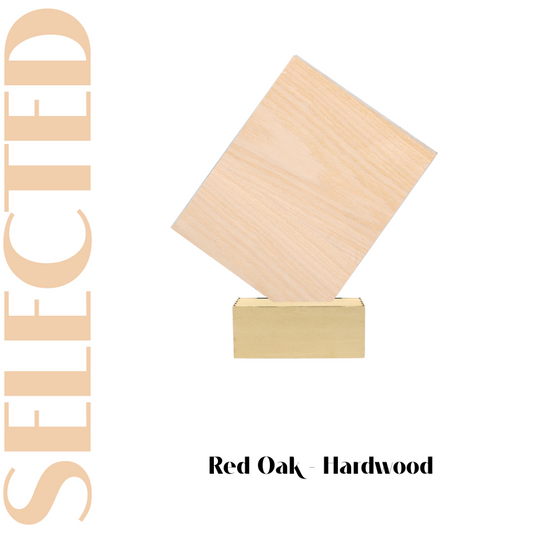 Creatorally Thin Wood Sheets 1/8" 4pcs A4 Red Oak Plywood 8.46''x12''Model Making
