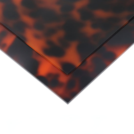 Folha de acrílico de leopardo de 2 peças de 12'' x 8'' da Creatorally