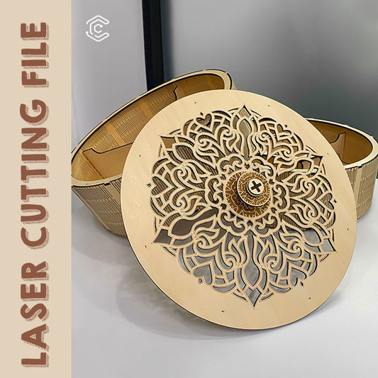 Mid-autumn Benton boxes laser cutting file best laser cutter for beginners