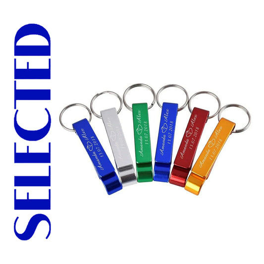 Chaveiro abridor de garrafas multicolorido Creatorally com 16 peças