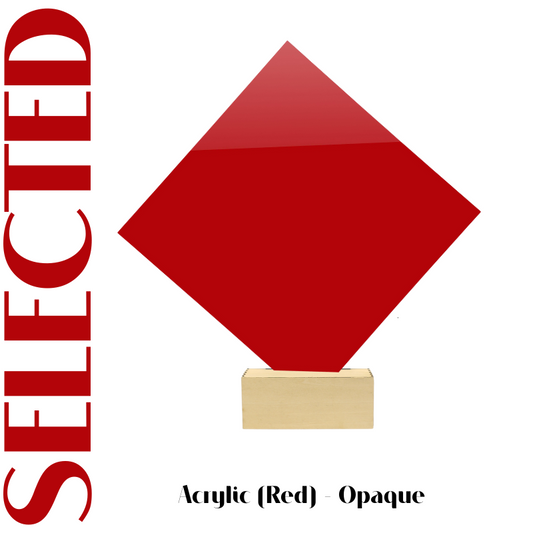 3pcs 12"x12” 1/8” Colored Opaque Acrylic Sheets