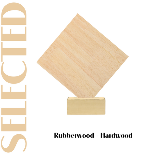 6pcs Rubberwood Spliced Plywood 1/8" x 11.8" x 11.8"