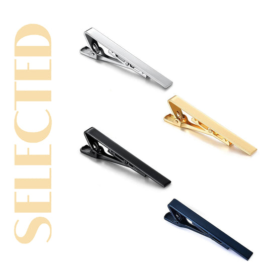 Kreativ gravierte Krawattenklammern aus Edelstahl