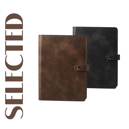 Creatorally Refillable Leather Journal for Men and Women A5 Notebook 5.9 x 8.4" Vintage Diary