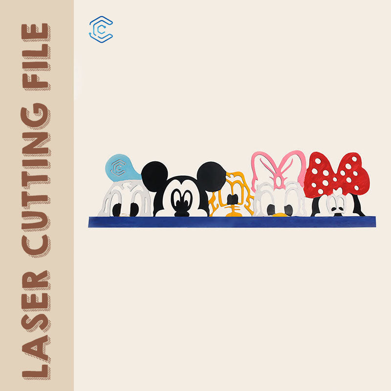Disney Mickey&his friends FREE laser cutting file
