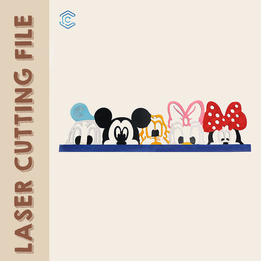 Disney Mickey&his friends FREE laser cutting file