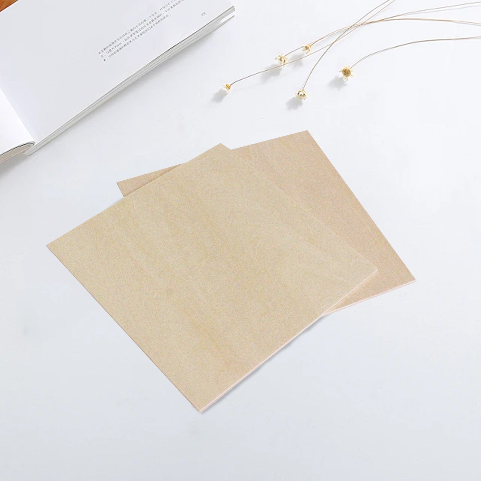 [Perfect for Sculpfun icube]Materials Package: Colored Paper+Kraft Paper+Non-woven Fabric+Wood