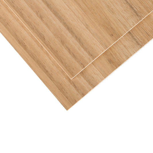 4pcs Ebony Wood Plywood 1/8" 11.8''x8.46''