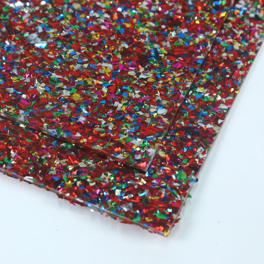 Creatorally 2pcs Shard Acrylic Sheets – 12"x8", 1/8" Thick, Laser-Safe for Crafts & Signs