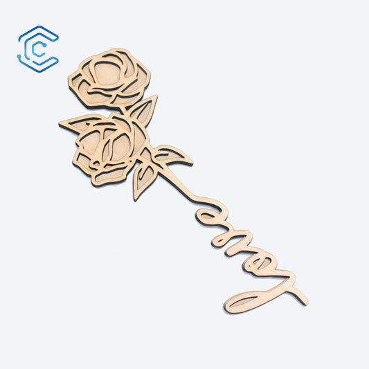 Valentinstag Rose Laserschneidedatei