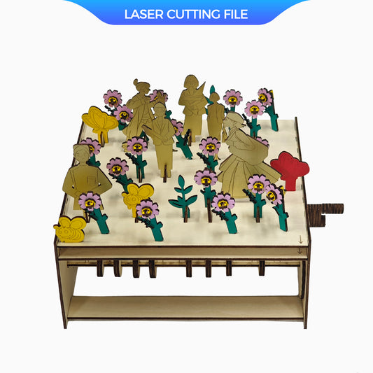 Mother’s Day 3D Puzzle SVG – Interactive Laser Cut Women Tribute DIY Kit