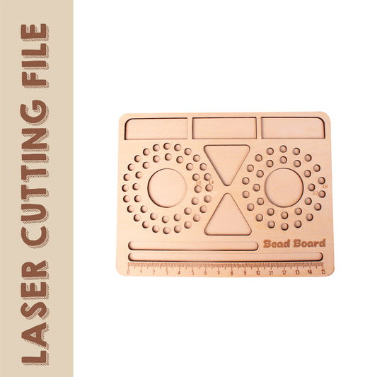 Bead Design Board for Jewelry Making Laser Cutting File - DIY Craft for Jewelry Enthusiasts