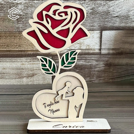 Mother's Day Gift roses laser cutting file