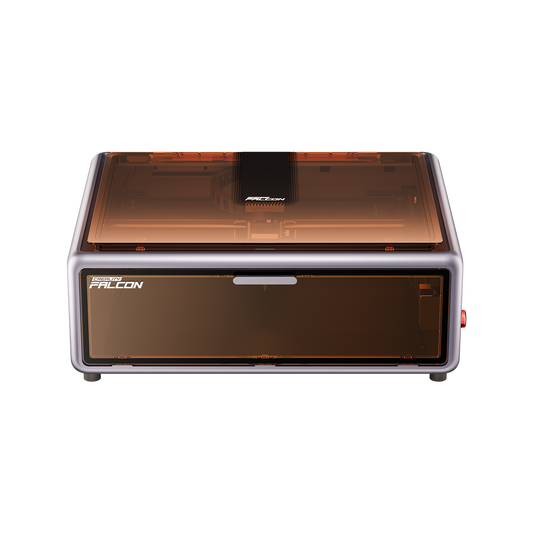 Falcon A1 10W Laser Engraver Enclosed Cutter with Air Assist HD Camera Positioning