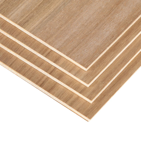 Creatorally 1/8 Zoll, 4 Stück, A4, gelbes Palisander-Sperrholz, 8,46 x 12 Zoll, unbehandelte Holzplatte, Holzbearbeitung