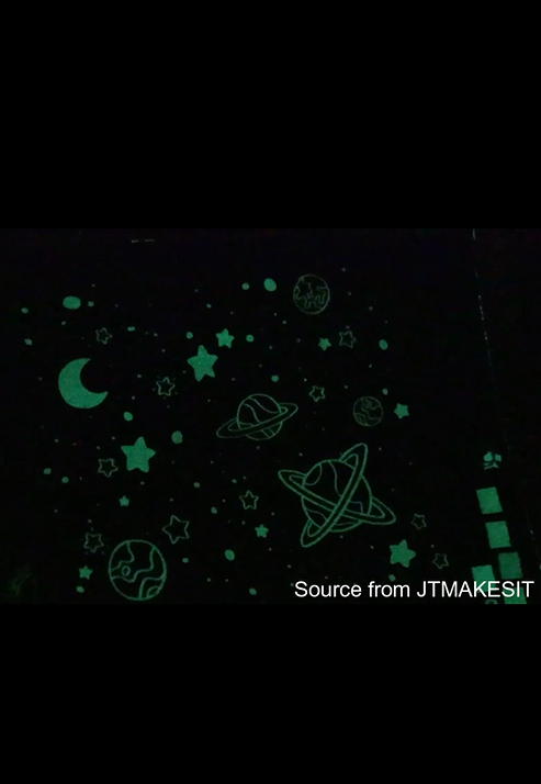 Creatorally 50 Sheets A4 Luminous Scratch Paper