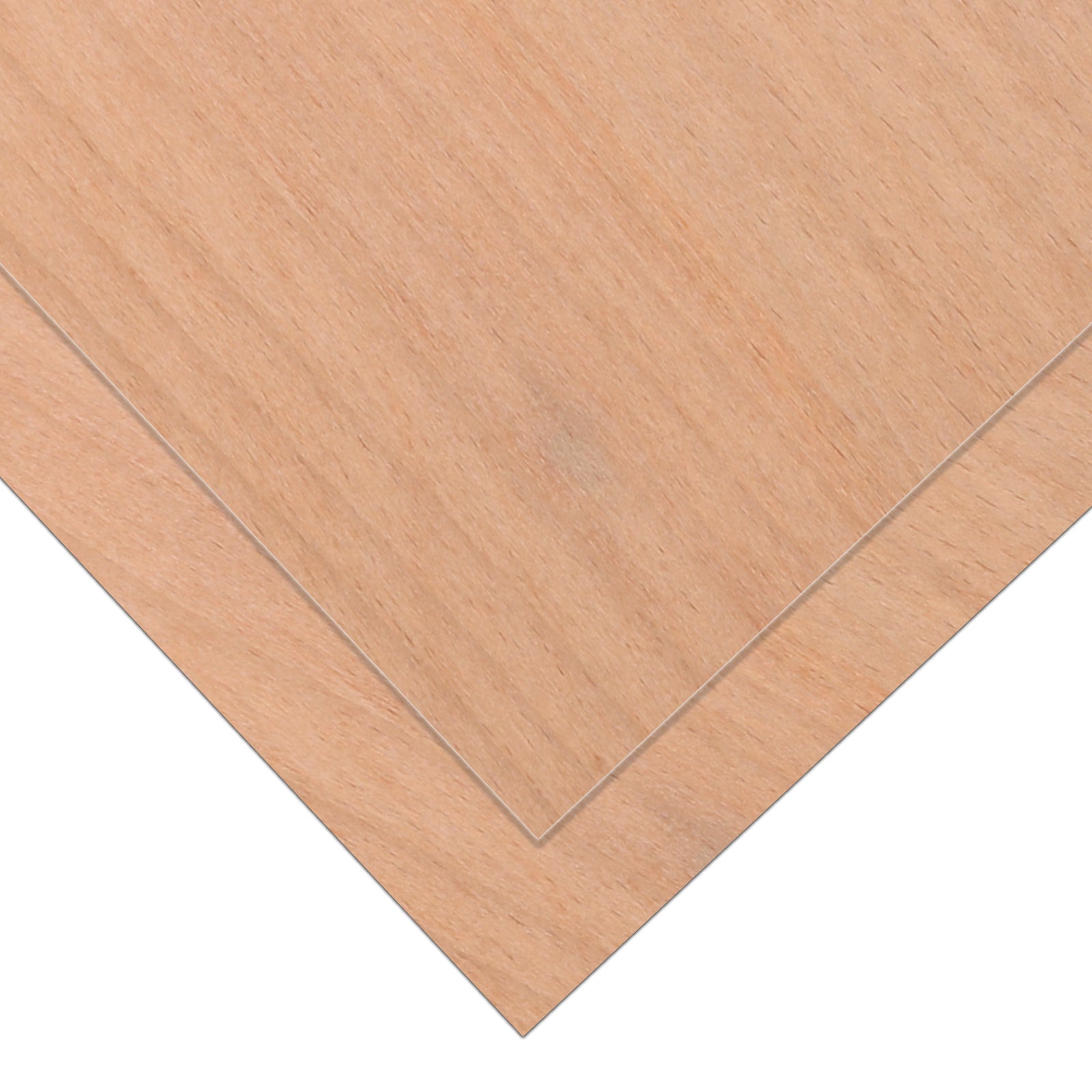 6pcs Red Beech Plywood 1/8" x 12" x 12" Bubinga Unfinished Wood for Crafts CNC Cutting Painting - CREATORALLY