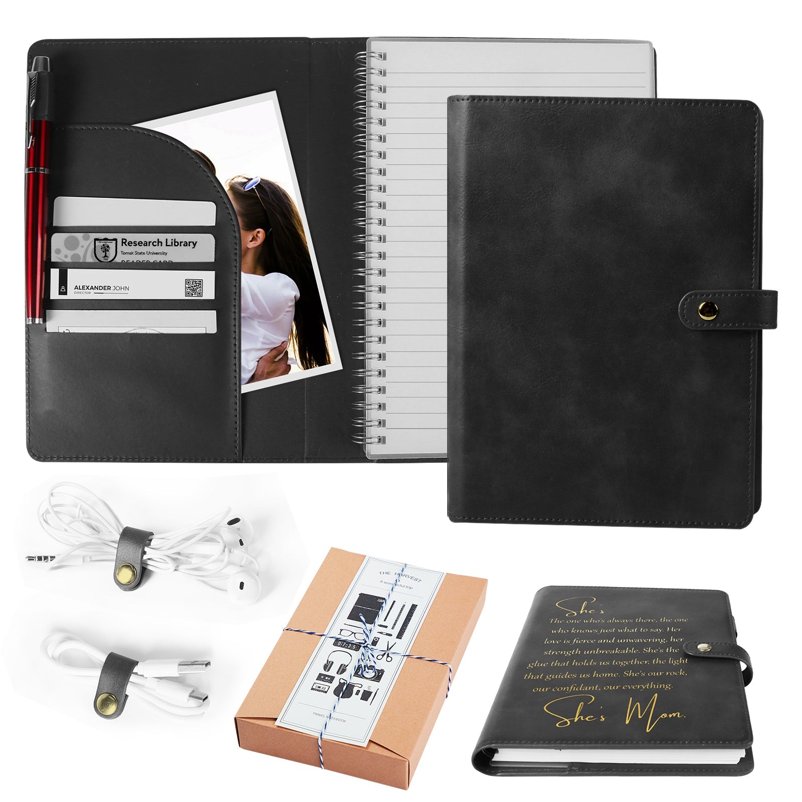 Refillable Leather Notebook