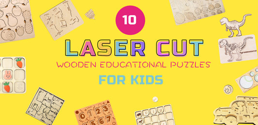 Top 10 Laser Cut Wooden Educational Puzzles for Kids