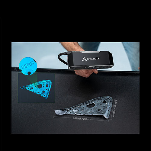 CR-Scan Otter 3D Scanner 0.02mm Creality Accuracy Anti-shaking with Four-lens Stereo Vision(BR)