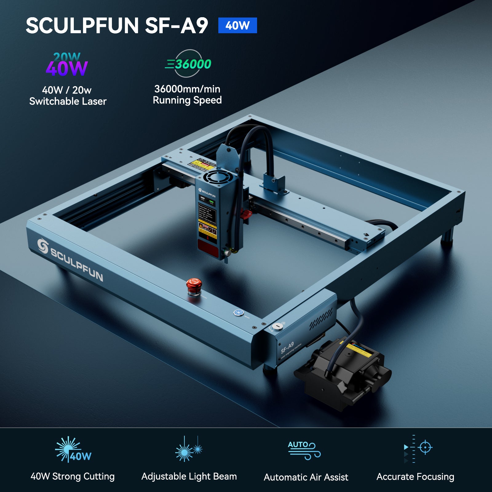 SCULPFUN SF A9 Laser Engraving Machine