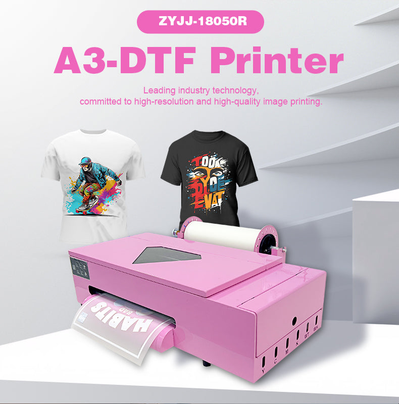 DTF A3+ Printer - Smart White Ink System + Auto Cleaning for Smooth, Consistent Results