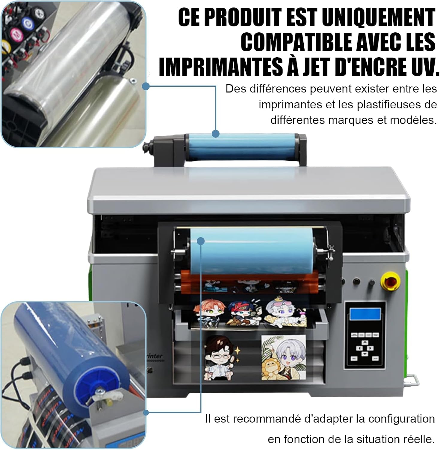 DTF UV Transfer Film(2 Roll Glass Cups Transfer Stickers 30cm x 100m for UV Inkjet Printer)