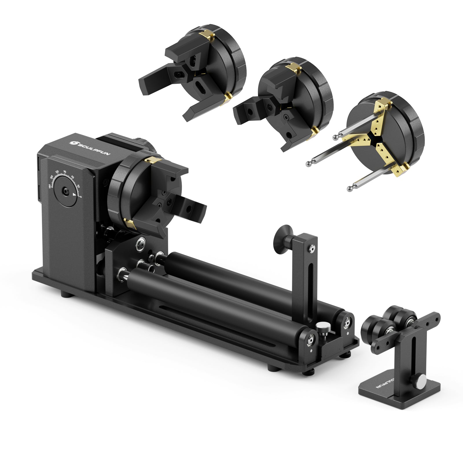 SCULPFUN RA Pro Max 4 In 1 Rotary Chuck For Laser Engraver