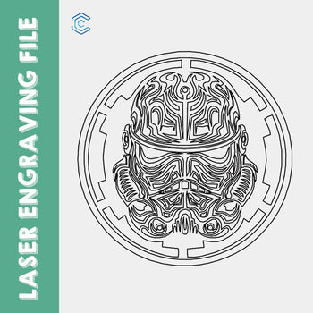 Star War style 2 laser engraving file svg files for laser engraving