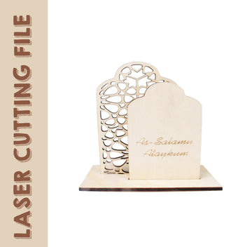 Muslim Blessing Decoration Laser Cutting File - Elegant Islamic Wall Art DIY Craft by Creatorally