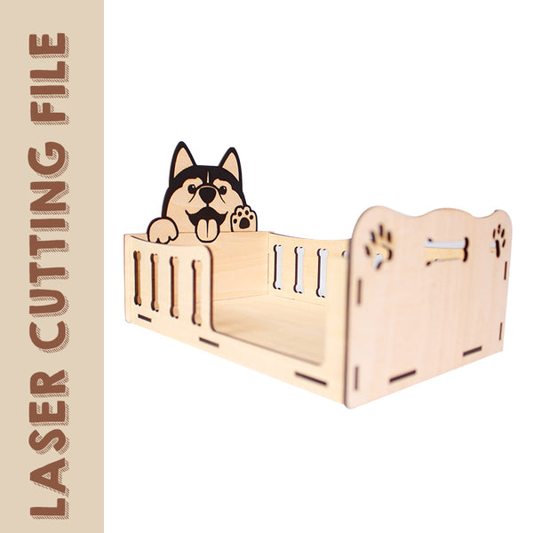 Multi-Style Doggie Bed Laser Cutting File - Create Custom Beds for Your Furry Friends