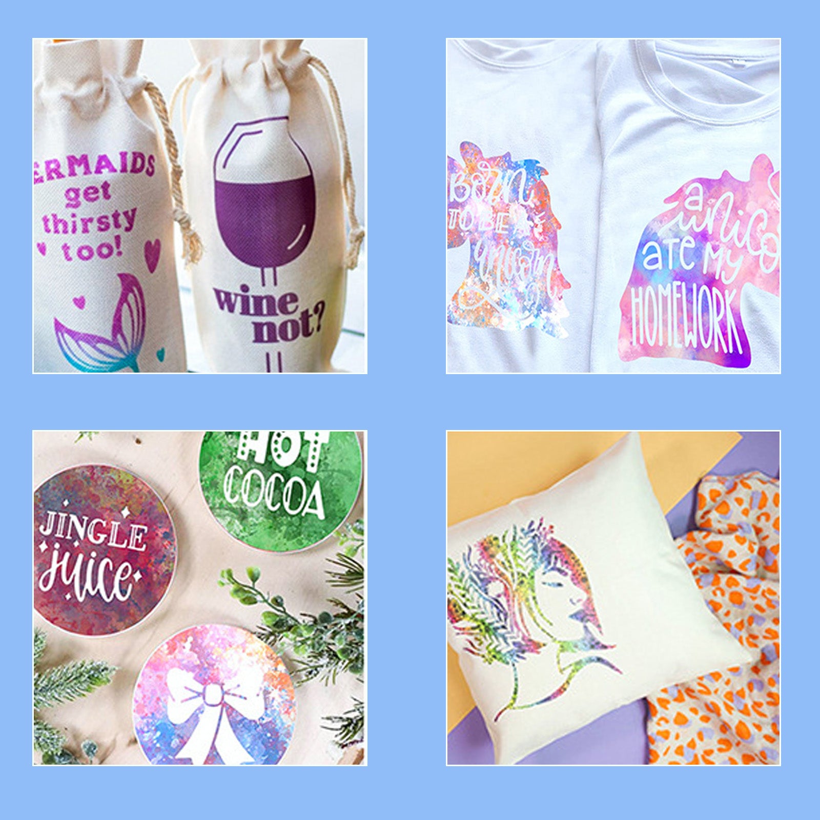 Creatorally Glitter Sublimation Transfer Paper (10-Pack)