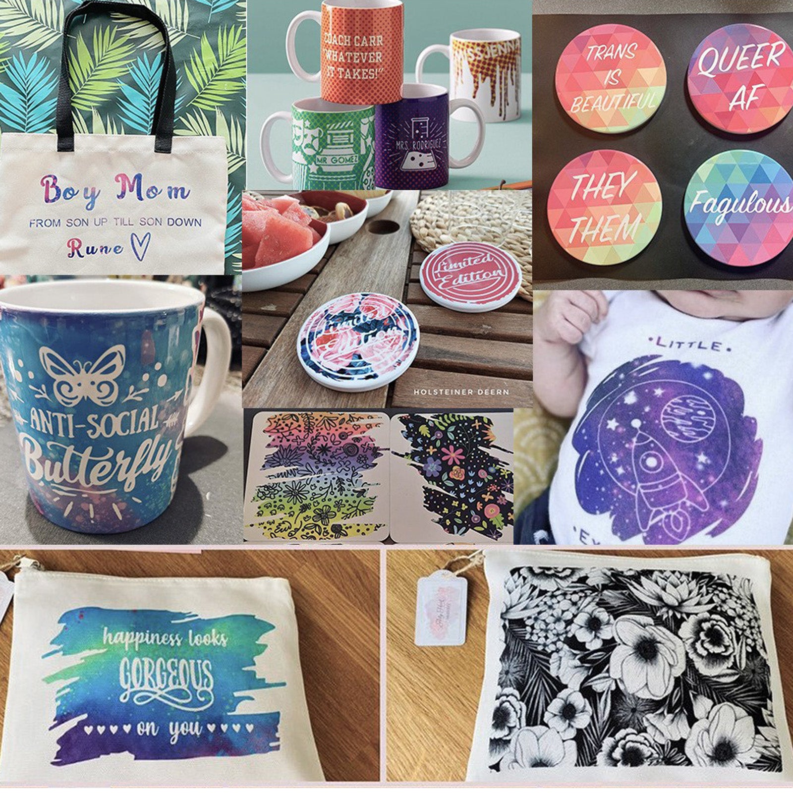Creatorally Glitter Sublimation Transfer Paper (10-Pack)
