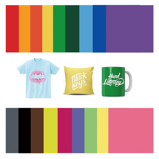 Creatorally 18-Pack Solid Color Infusible Transfer Sheets