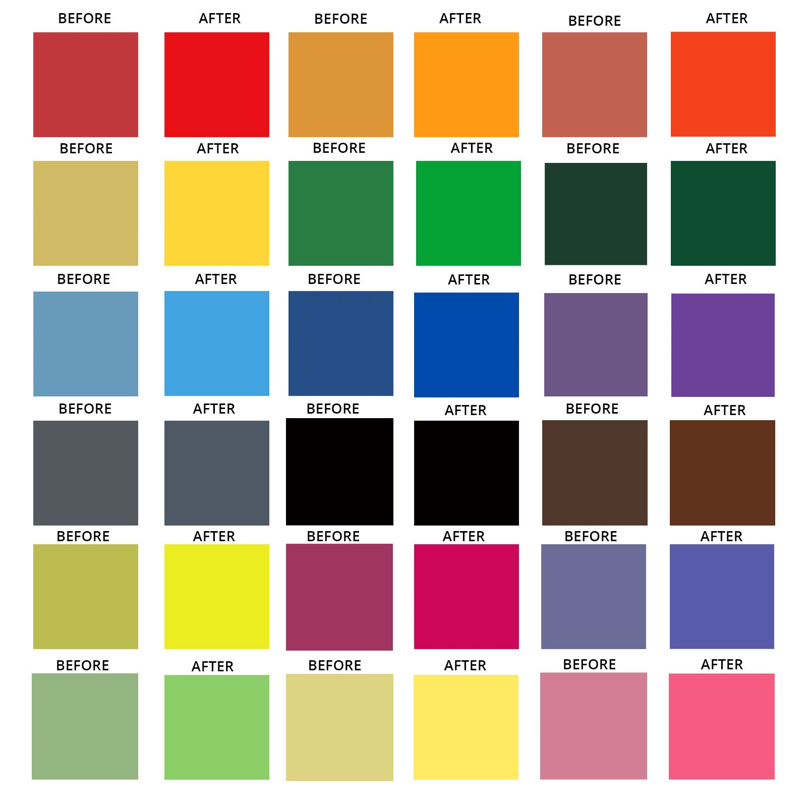 Creatorally 18-Pack Solid Color Infusible Transfer Sheets