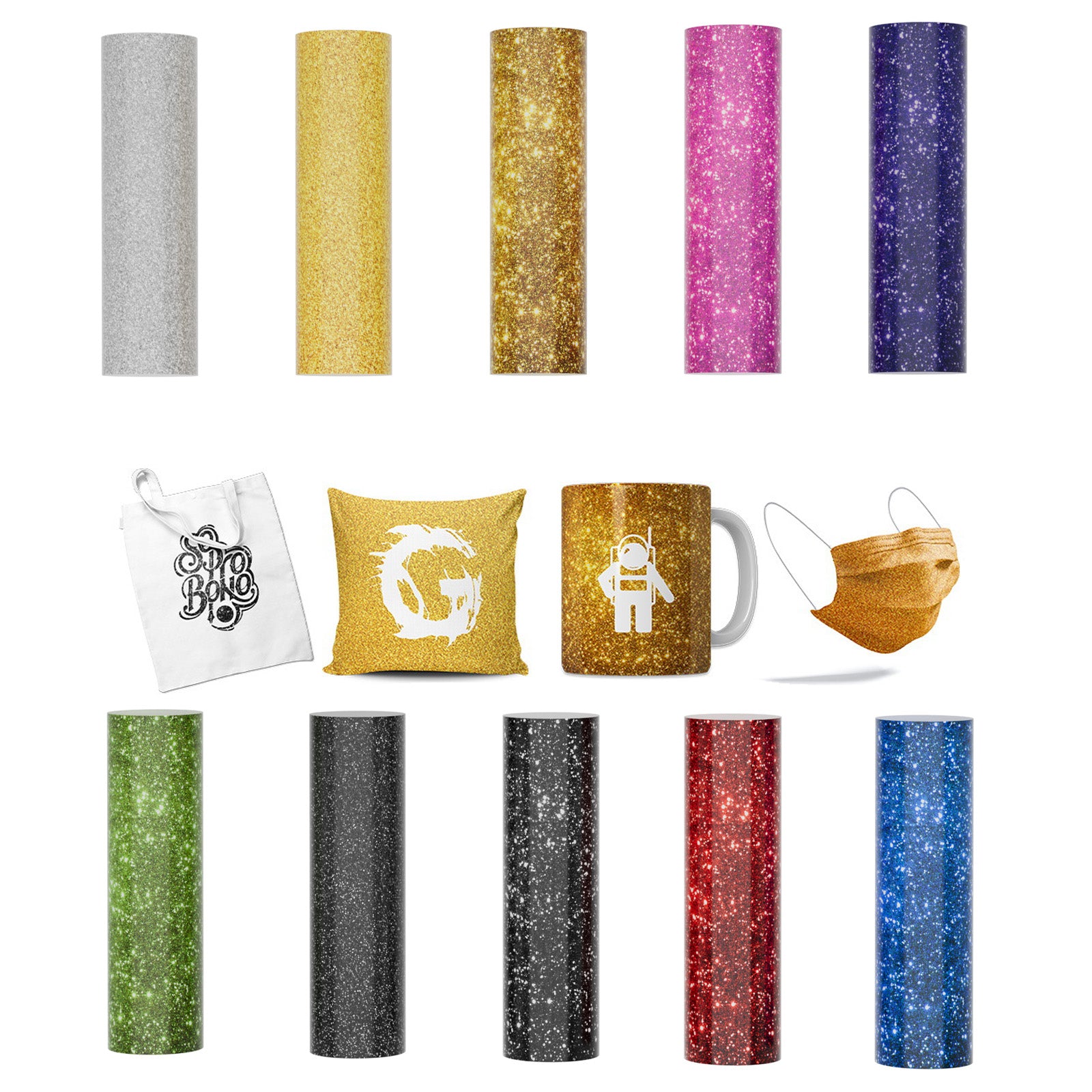 Creatorally Glitter Sublimation Transfer Paper (10-Pack)