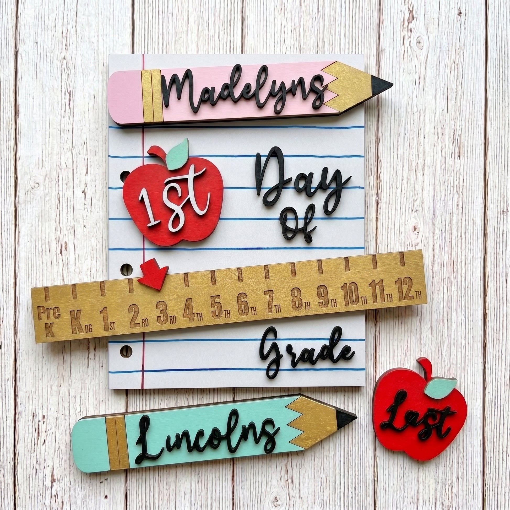 Back-to-School Season - Creatorally  Multi-Color Plywood 26/32-Sheets - 12 × 12 inches, 3 mm, DIY & Laser-Safe