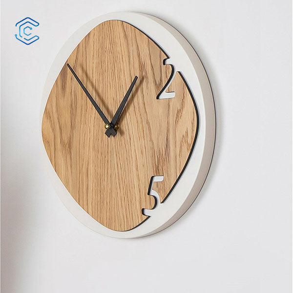 Simple style clock laser cutting file