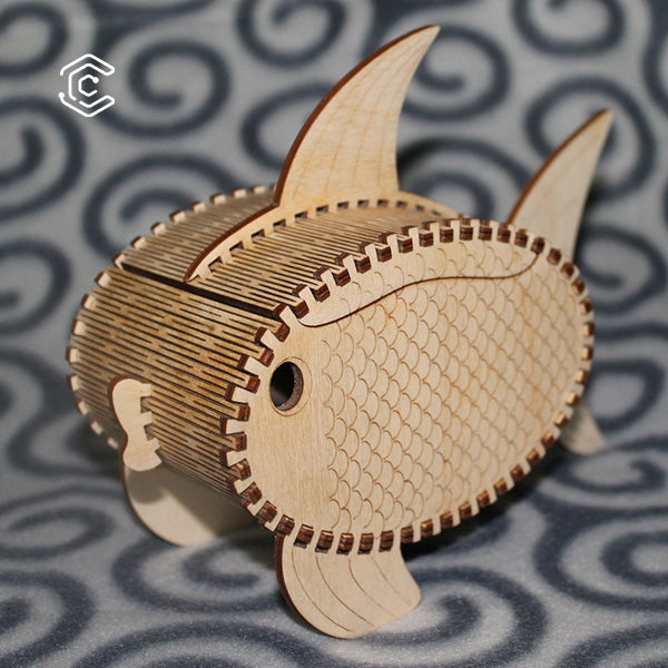 Fish storage box laser cutting file