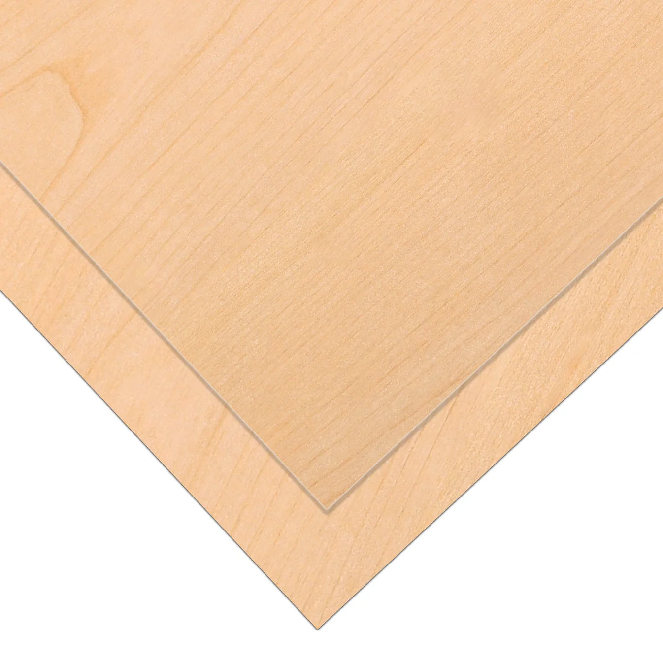 Creatorally 1/8" 6pcs Cherry Wood Plywood 12" x 12" Unfinished Wood Board CNC