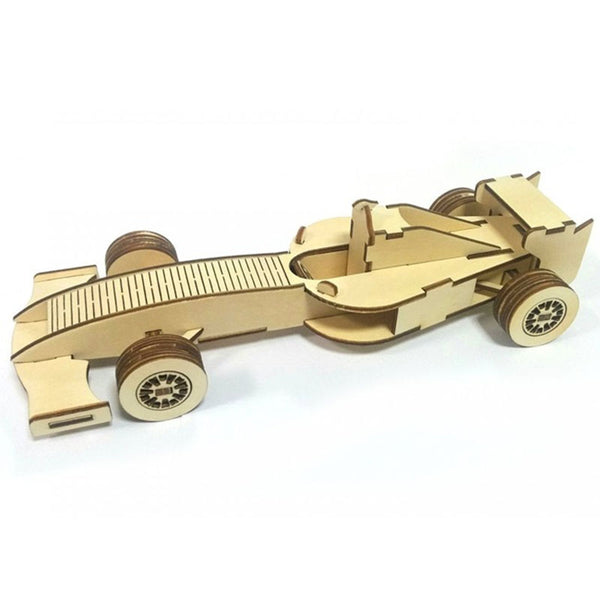 F1 racing car 3D puzzle laser cutting file by Creatorally