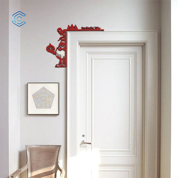 2 styles of Christmas Door Corner sets laser cutting files
