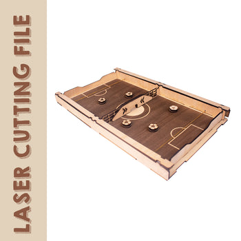 European Cup Table Football Laser Cutting File - DIY Craft for Football Enthusiasts