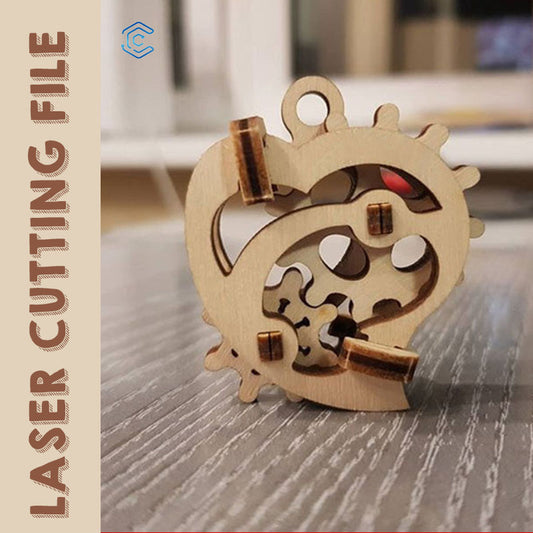 5-style Creative gear toys svg files for laser cutting