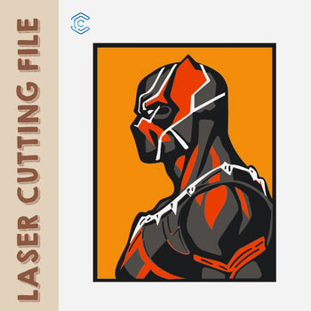 Black Panther laser cutting file best file for laser cutting