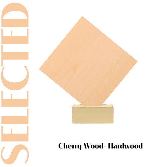 Creatorally 6pcs Cherry Wood Plywood 1/8" x 11.8" x 11.8"